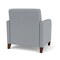 Lesro Siena Lounge Reception Wide Guest Chair, Walnut, RS Fog Upholstery SN1201 - alternate 3